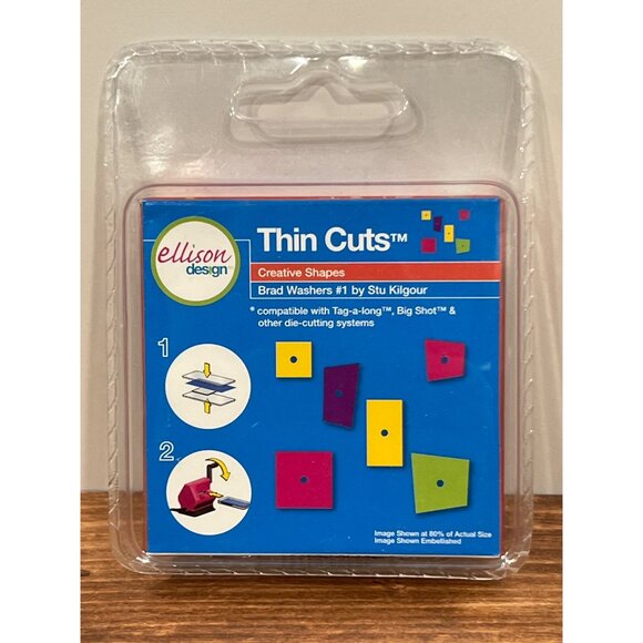 Sizzix 22109 Ellison Design Thin Cuts Brad Washers #1 by Stu Kilgour - Picture 2 of 2